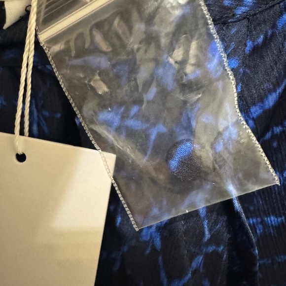 Misa Los Angeles Victoire Shibori Dyed Puff-Sleeve Top Size Small - Picture 6 of 8